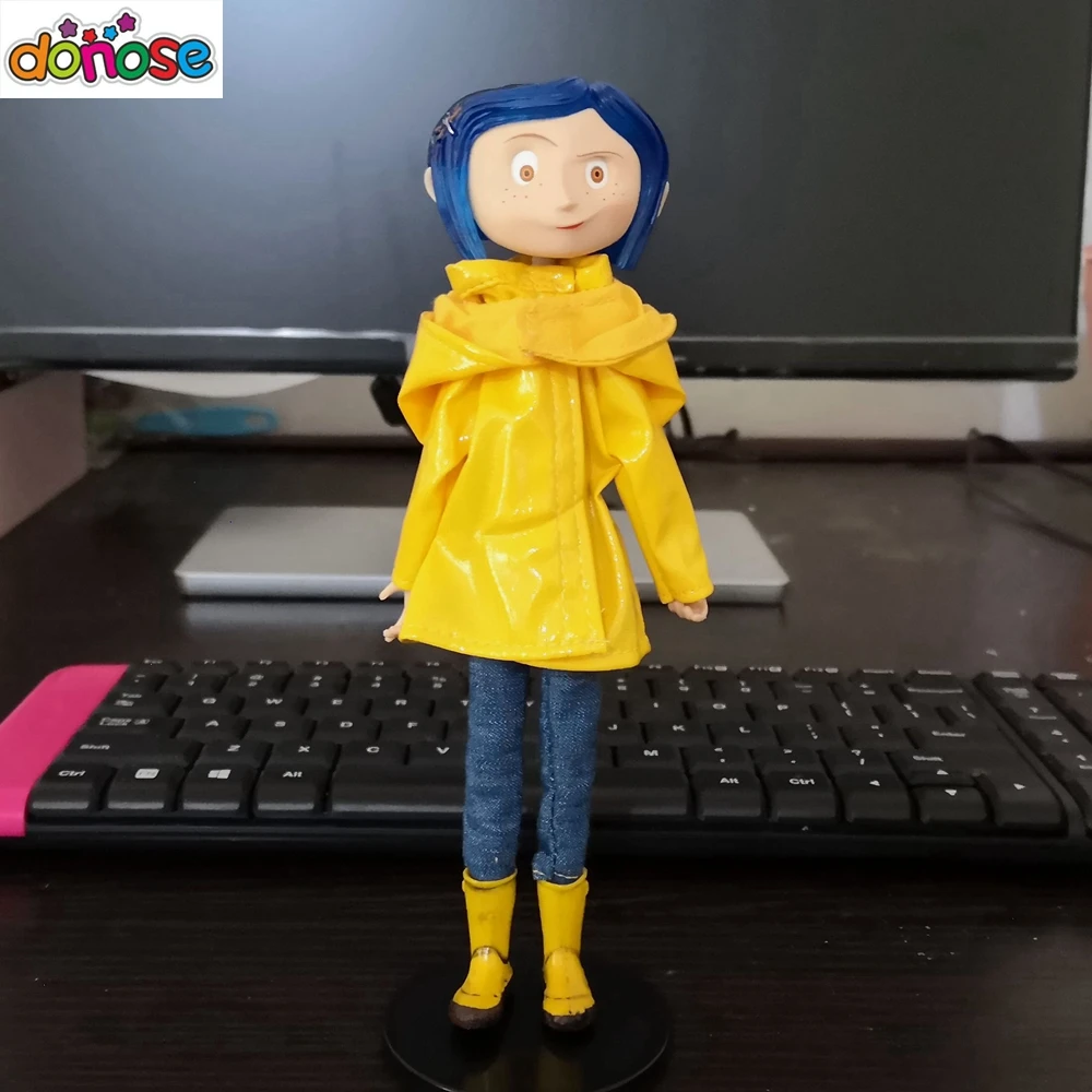 17 см Коралина и секретная дверь Коралина y la пуэр secreta плащ фигурка игрушки куклы Рождественский подарок