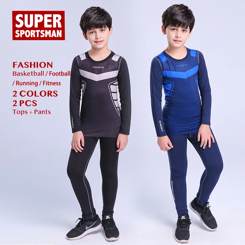 Детские баскетбольные костюмы для бега мальчиков спортивная одежда тренировок