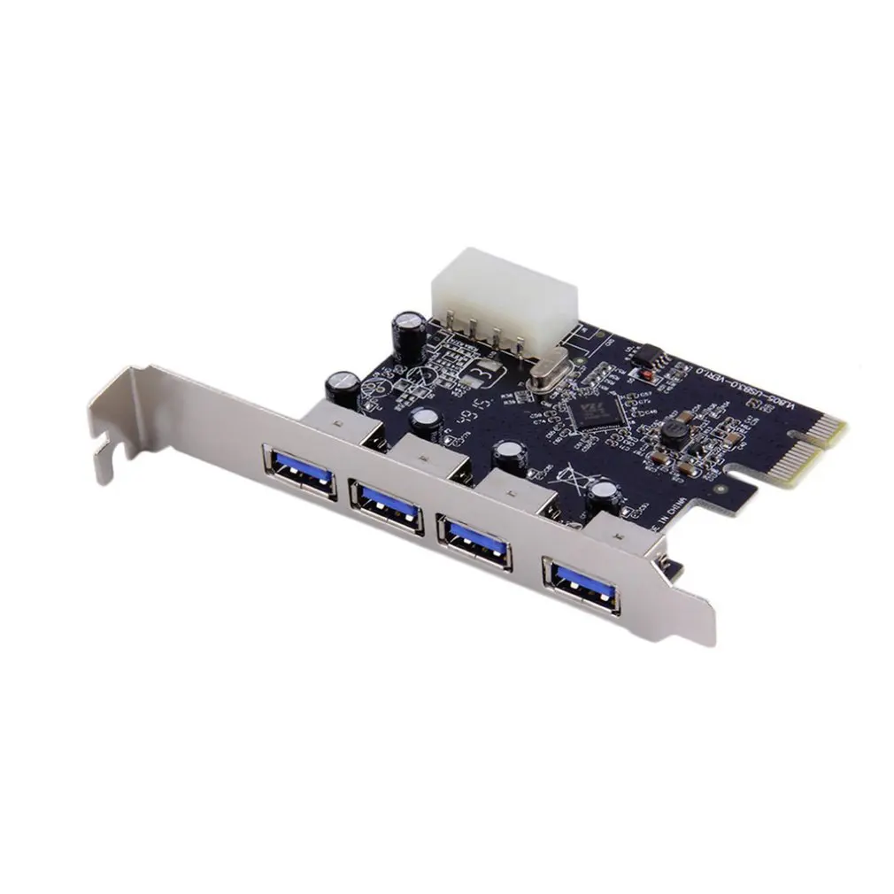4 порта PCI-E к USB 3 0 концентратор PCI Express карта расширения адаптер 5 Гбит/с скорость