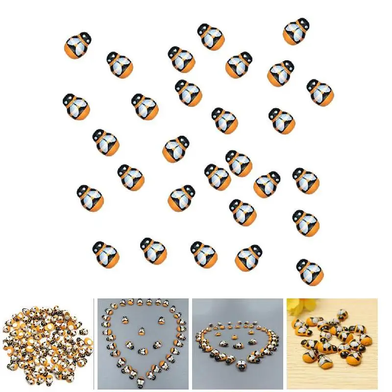 

100 шт., 3D деревянные наклейки