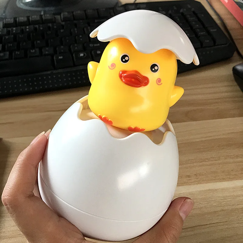 Duck Sprinkler 143 Детская игрушка для ванны на присоске, орбиты, сборная дорожка, горка, водная игра, игрушка для душа для ванной, детская водная игрушка, детский подарок на день рождения, Рождество - Цвет: Duck Sprinkler 143