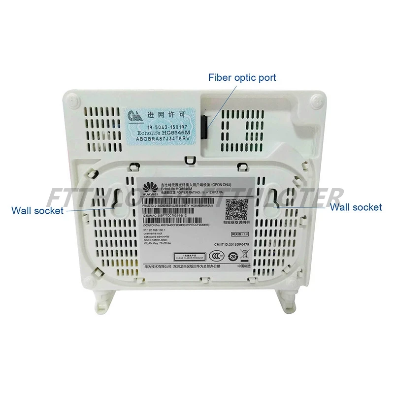 Бесплатная доставка модем Hua wei HG8546M GPON ONT ONU 4FE + USB WIFI с 2 антеннами беспроводной