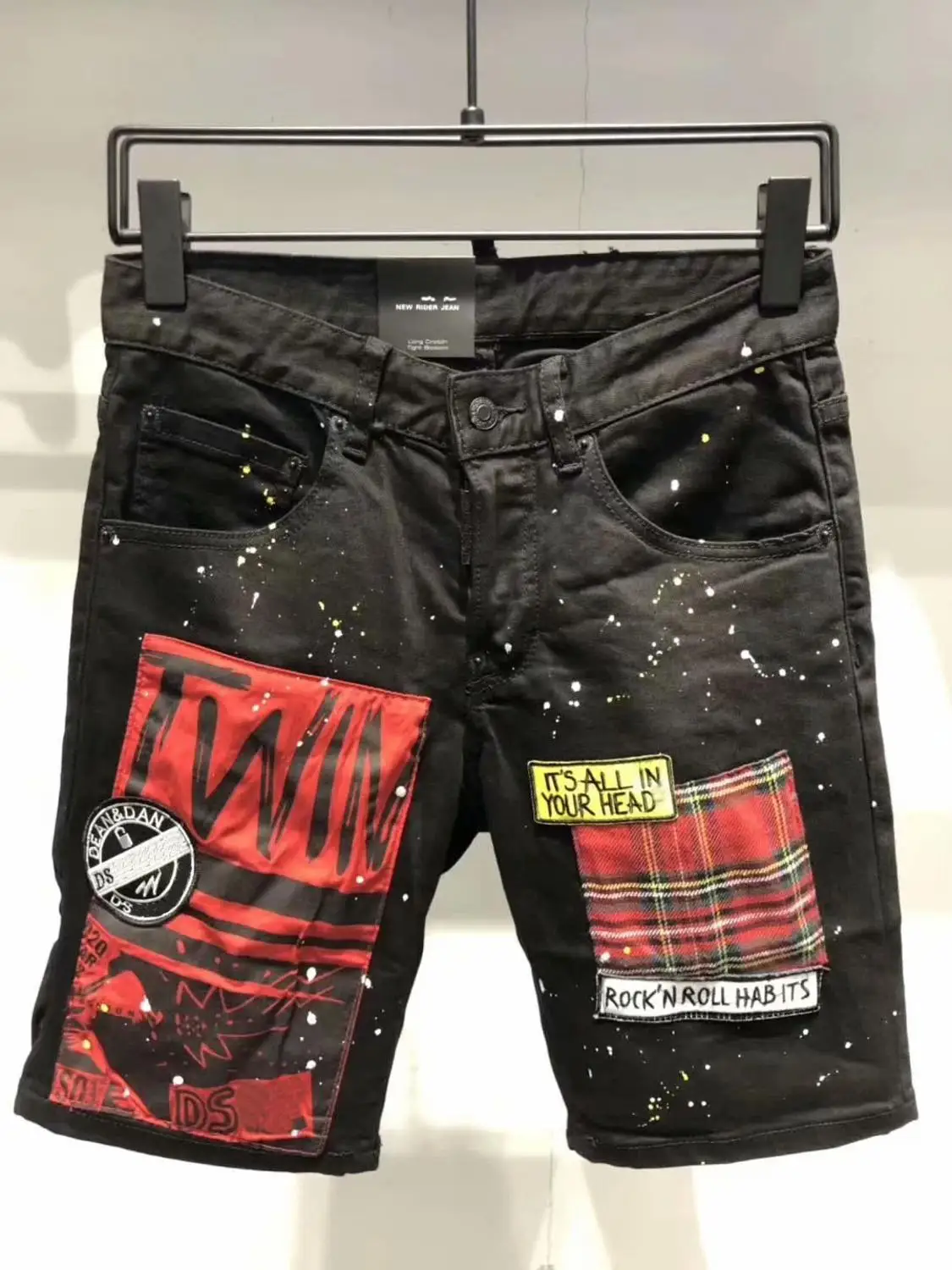 Новинка мужские джинсы DSENQI шорты джинсовые брюки верхняя одежда DSQ 9612 1|Мужские