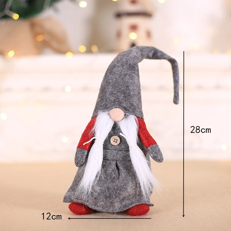 SDZS23902 Navidad фигурка, рождественские украшения для дома, рождественские куклы Санта-Клауса, новогодний adornos de navidad Natal, подарок для детей - Цвет: SDZS23902