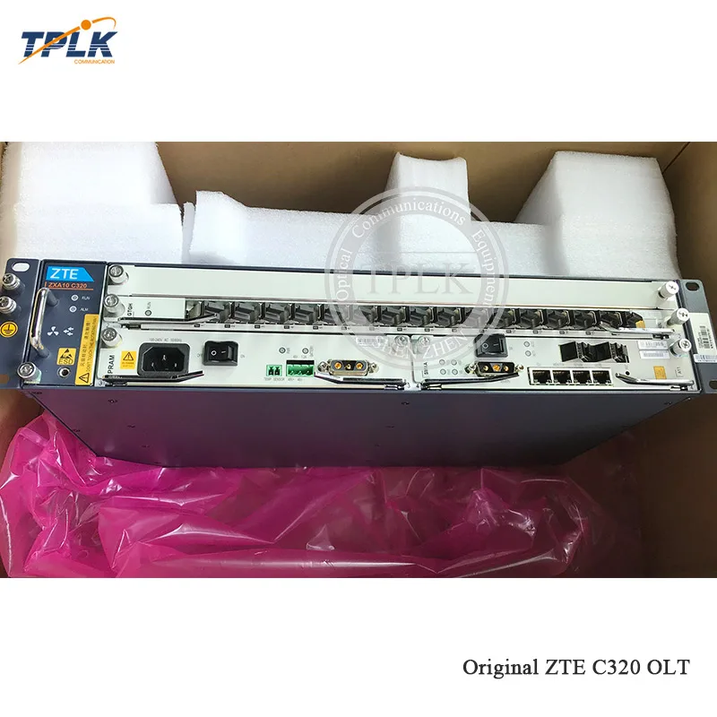 Оригинальный Z C320 шасси OLT GPON переменного тока (220/110V) Питание: 1 * 10GE SMXA/3 +