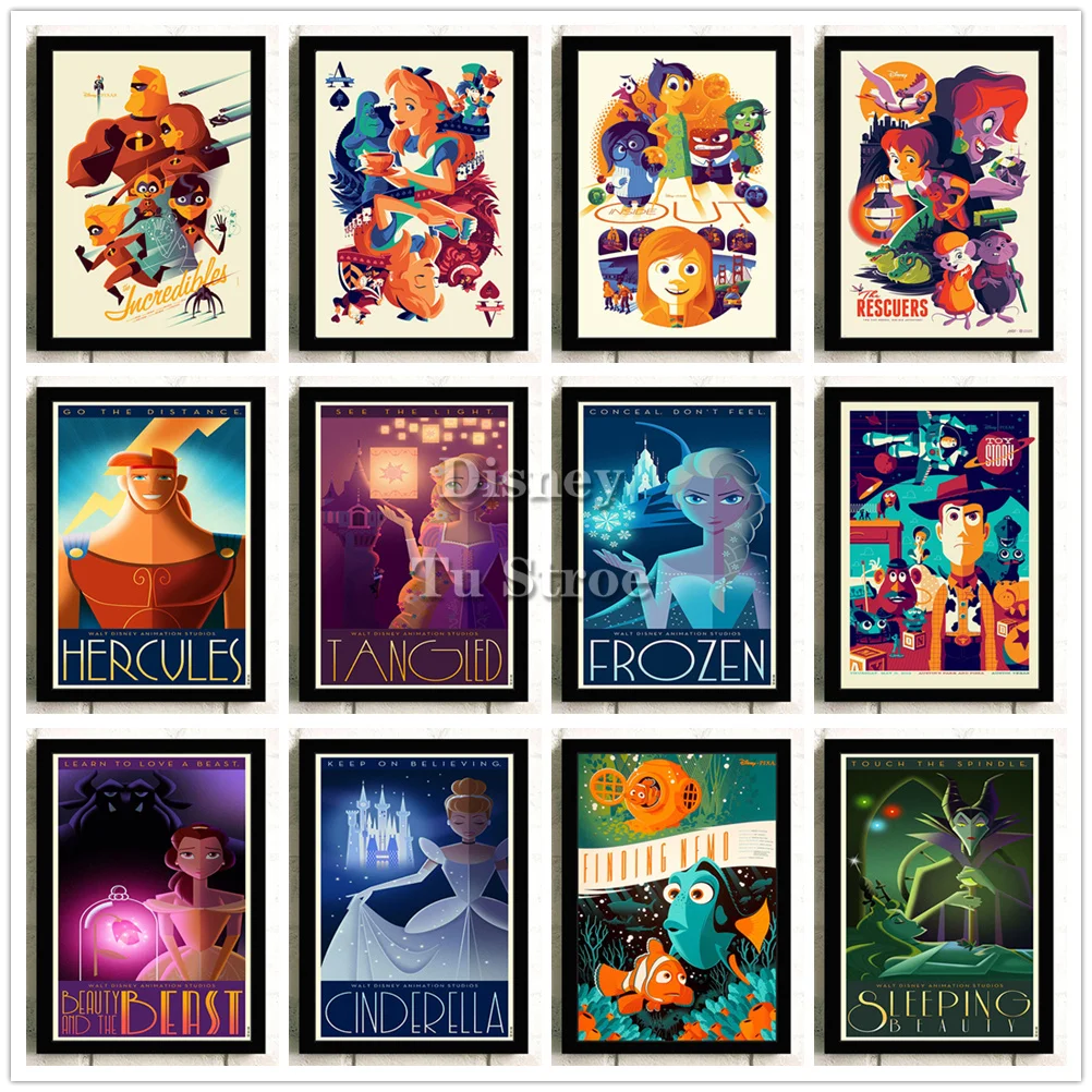 

Disney Princess Movie Poster 5d Diy Diamond Painting Full Square Diamond Mosaic Cross Stitch Embroidery Set Home Decoration
