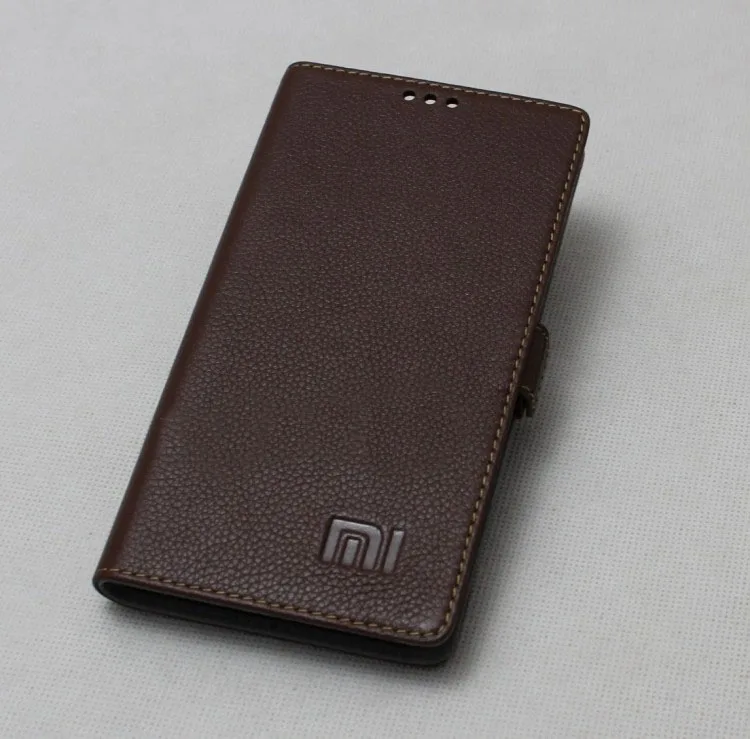 Чехол-книжка из натуральной кожи для Xiaomi mi4S | Мобильные телефоны и аксессуары