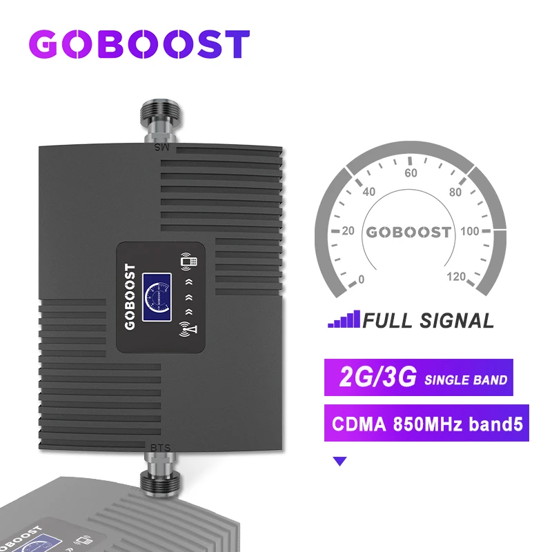 Усилитель сигнала GOBOOST 850 усилитель сотовой связи 2g/3g ретранслятор полосы 5 CDMA с ЖК