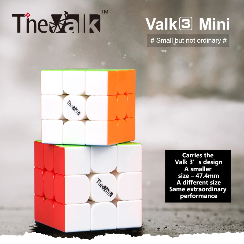 Qiyi Valk3 Mini 3x3x3 4 74 S Magic Speed Cube 3x3 Cubo Magico Puzzle Mofangge Valk 3 WCA кубики для соревнований игрушка