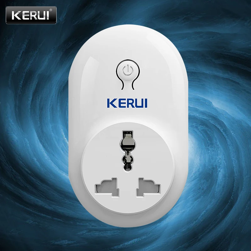 

KERUI Smart Socket Digital Radio Frequency Technology Stable Performance Protect Electronic Equipment Wireless Signal Connection