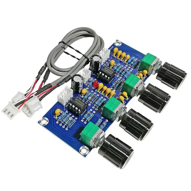 

SOTAMIA Power Amplifier Tone Preamp Board NE5532 OP AMP Treble Midrange Bass Volume Control Pre-Amplifier DIY Sound Amplifiers