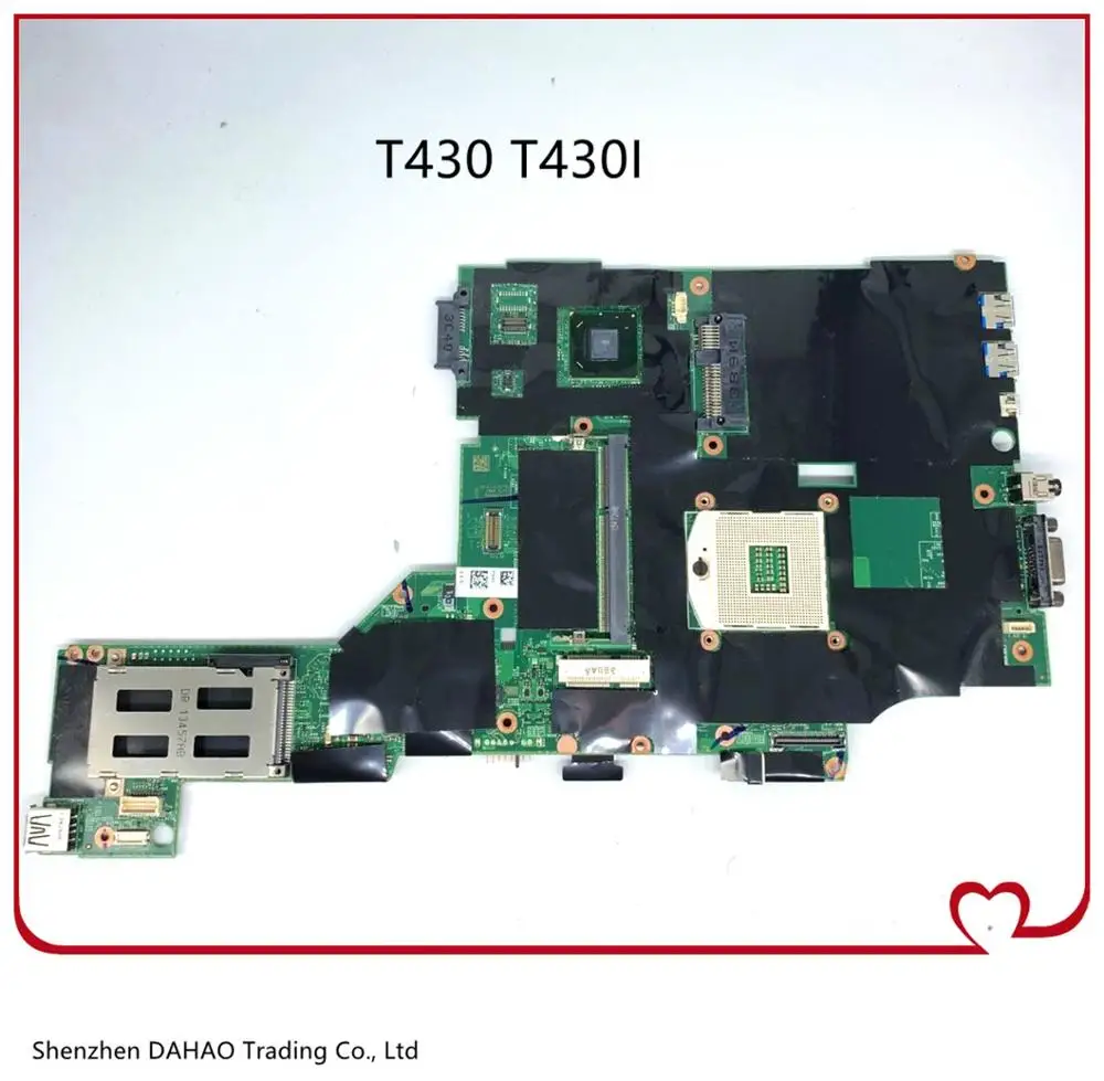 

(Бесплатная доставка) FRU: 04X3641 04Y1406 04W6625 04X3639 00HM309 для материнской платы ноутбука Lenovo Thinkpad T430 T430i 100% полностью протестирована