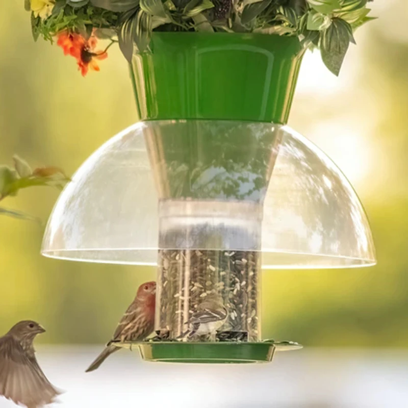 

A Squirrel-proof Birdfeeder That Works Birds Food Storage Tools Waterproof Hanging Decoration for Garden Tree STSF666