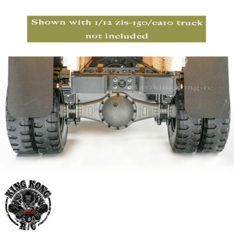 Kingkong RC 120 мм Diff металлическая задняя ось для 1/12 ZIS-150/CA10/Tamiya трактор грузовик |