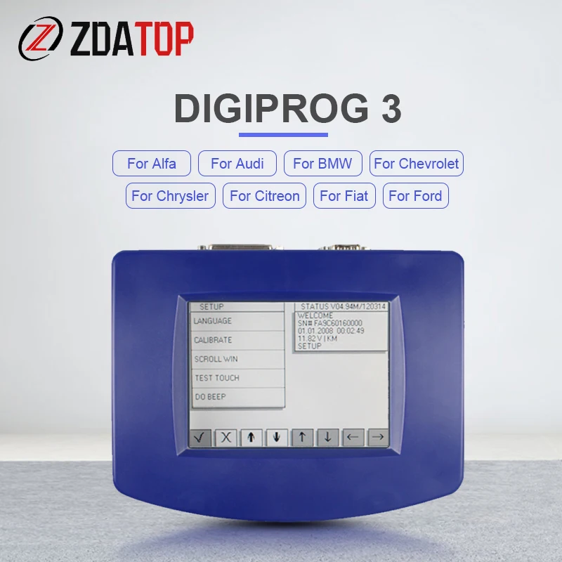 Digiprog3 полный комплект Digiprog 3 V4.94 программатор одометра III Инструмент для пробега