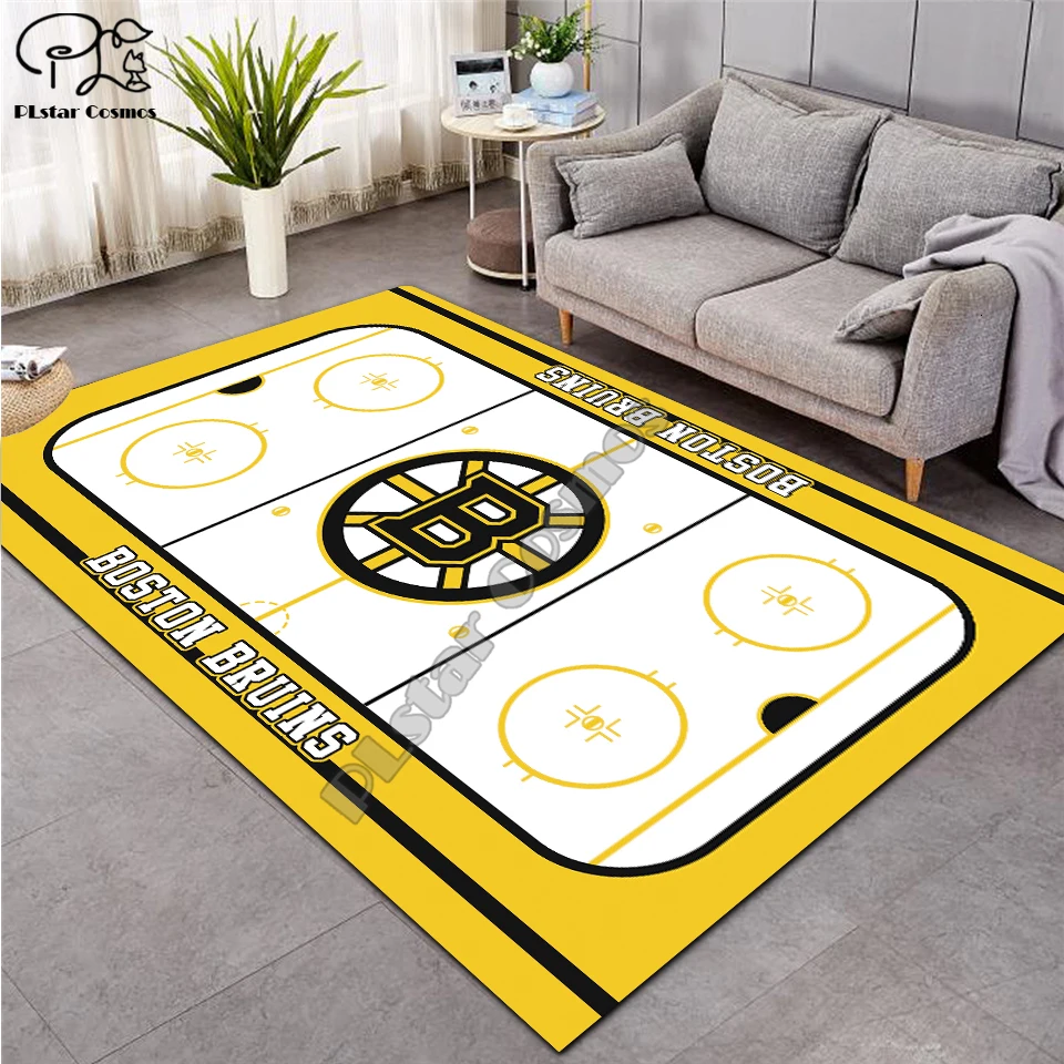ice hockey carpet Anti-Skid Area Floor Mat 3D Rug Non-slip Mat Dining Room Living Room Soft Bedroom Mat Carpet style-02