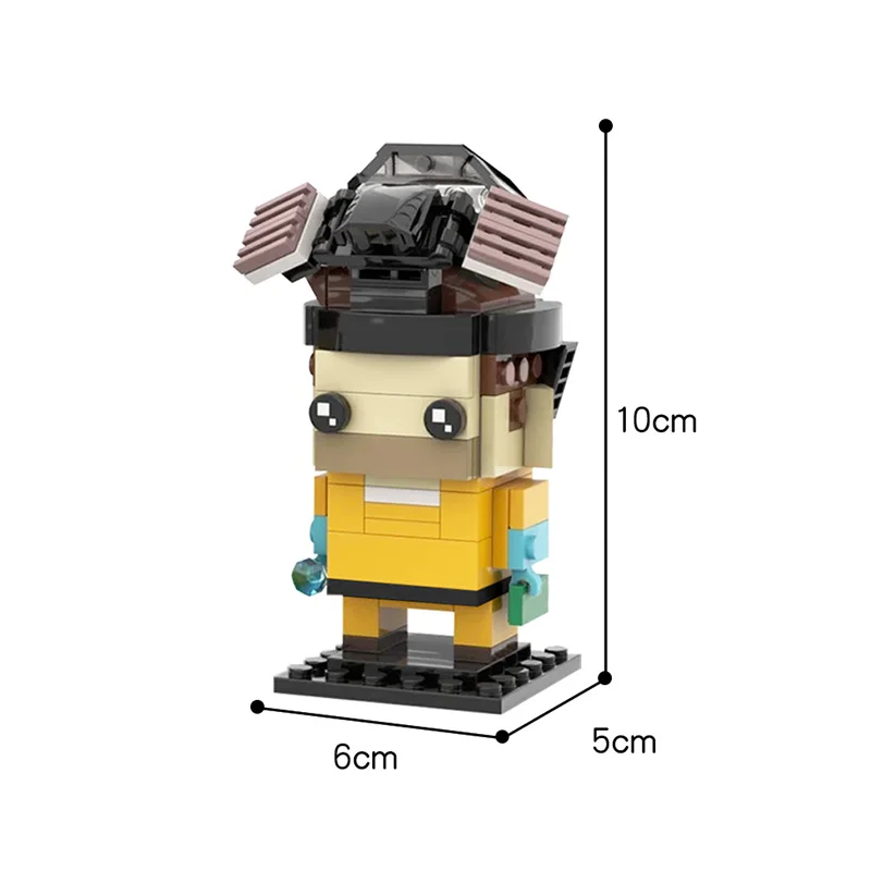 

Buildmoc Classic Movie TV Figures MOC-22534 Breaking Bad-Walter White&Jesse Pinkman Brickheadz Building Blocks Collection Toys