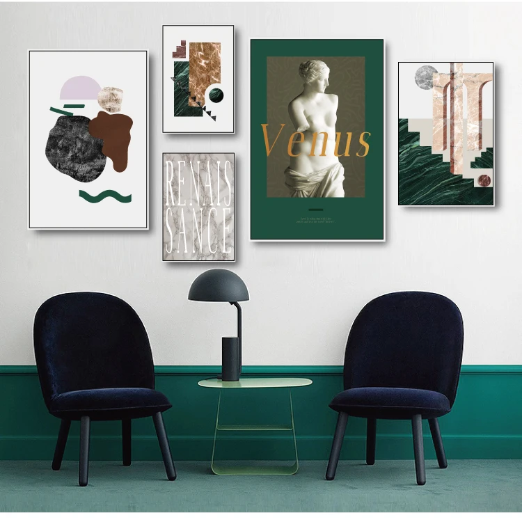 YUMEART модный постер Venus Геометрическая абстрактная картина на холсте