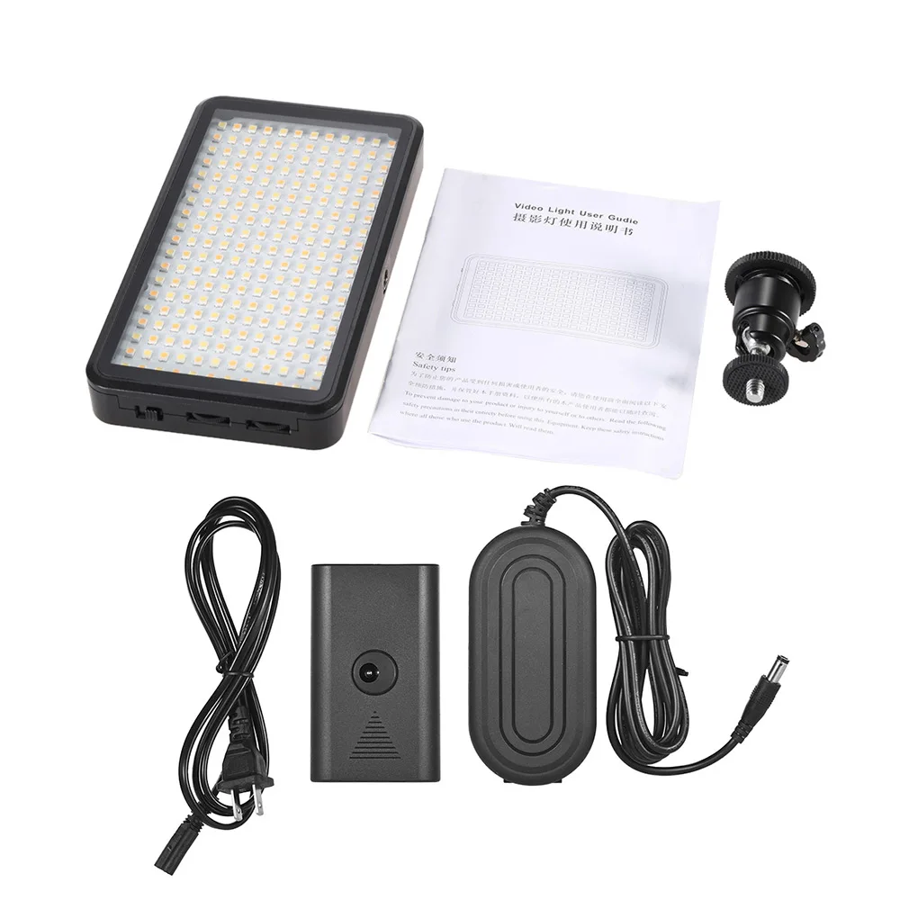 

228pcs LED Video Light 3200K-6000K Dimmable Illumination Photo Studio Camera Light Lamp Photography Lighting for Canon Nikon