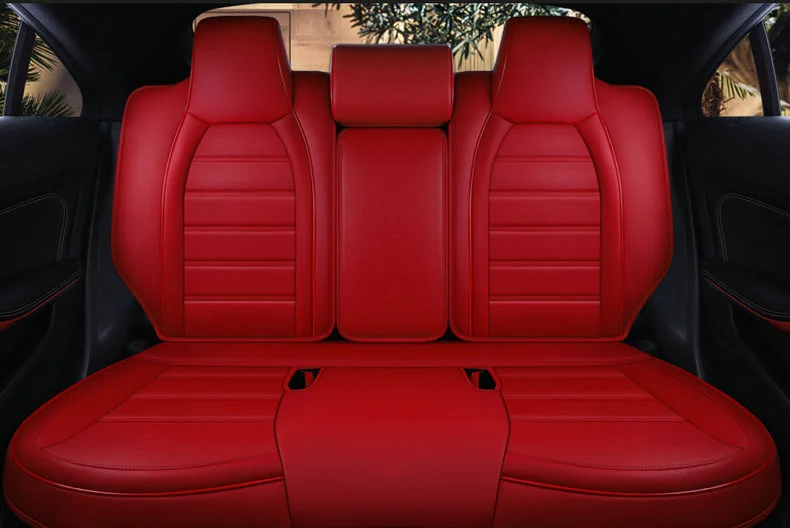 

custom only rear seat car seat cover leather for Mercedes-Benz CLA250 2020 CLA200 2021 2022 auto car accessories styling
