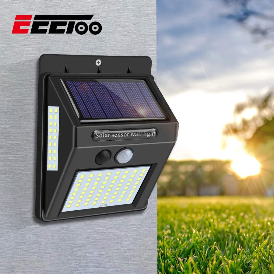 EeeToo садовая лампа на солнечной батарее светодиодный ночсветильник с датчиком
