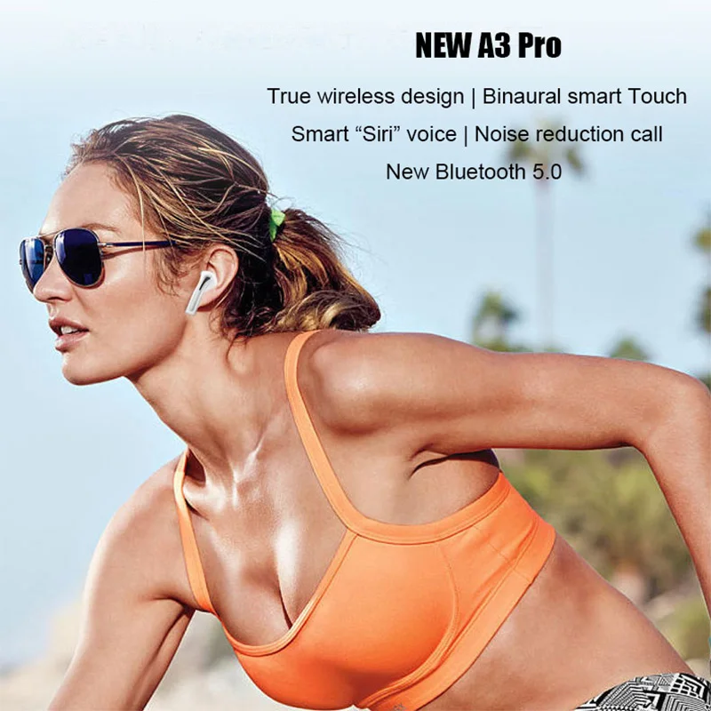 

New A3 Pro Tws Earphones Wireless Bluetooth V5.0 Earbuds With Microphone and HiFi Stereo Sound PK i7s air 3 pro For Android iOS