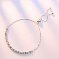 trandy zircon crystal bracelet womens elegant temperament style bracelet for womens gift
