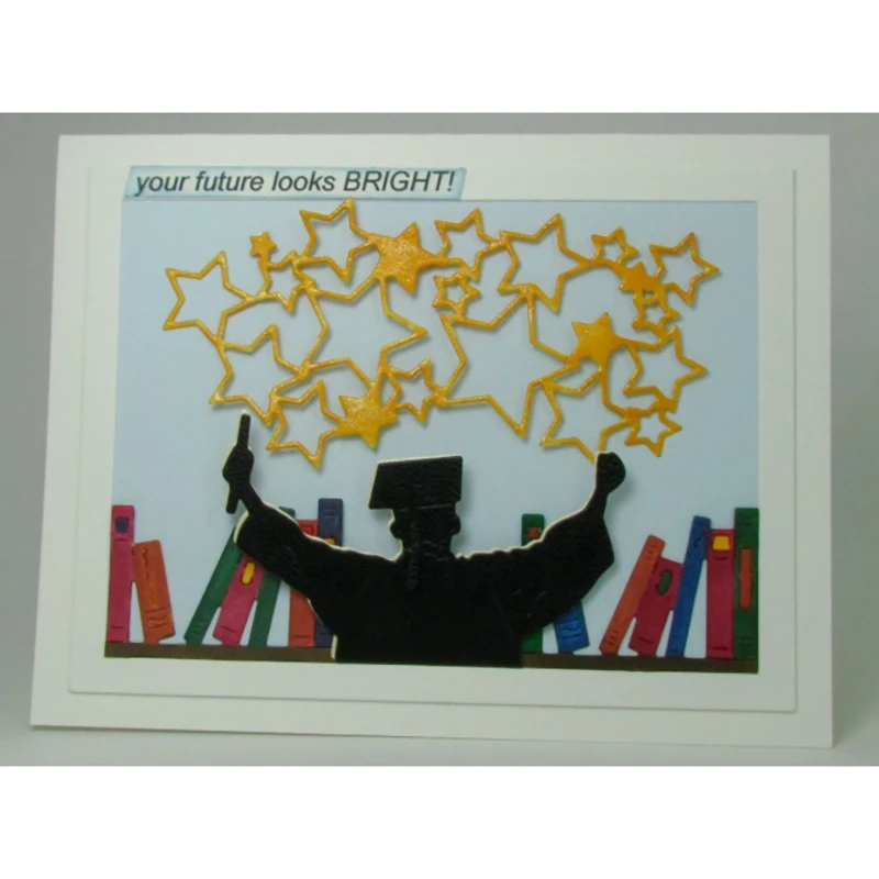 Новинка 2021 металлическая рамка со звездами штампы для рукоделия изготовления