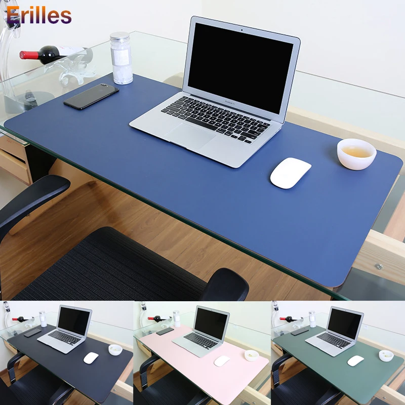 

Big Size PU Leather Mouse Pads Office Home Table Mouse Pad Laptop Computer Leather Mousepad Soft Notebook Mat Anti-slip