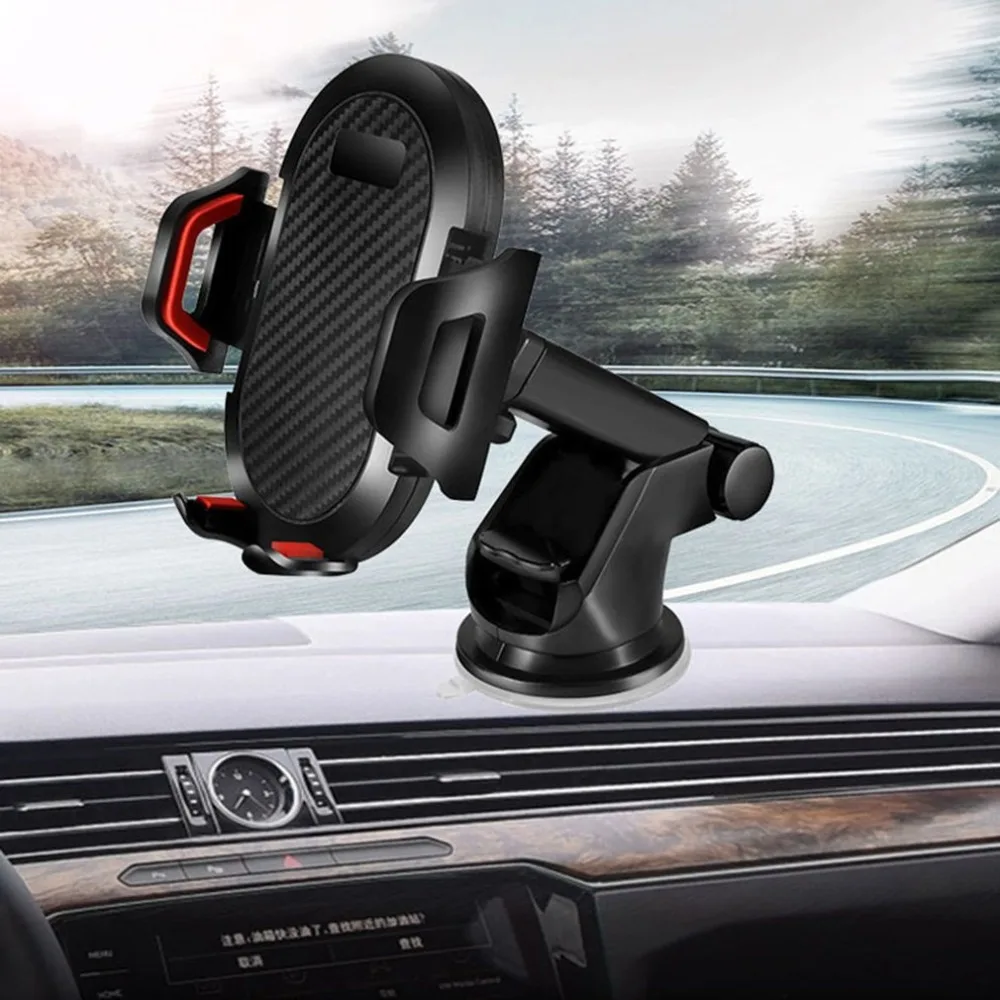 Multifunction Car Phone Holder Dashboard Windshield Mount Holder Stand 360 Rotation Navigation Stand Universal for Cellphones