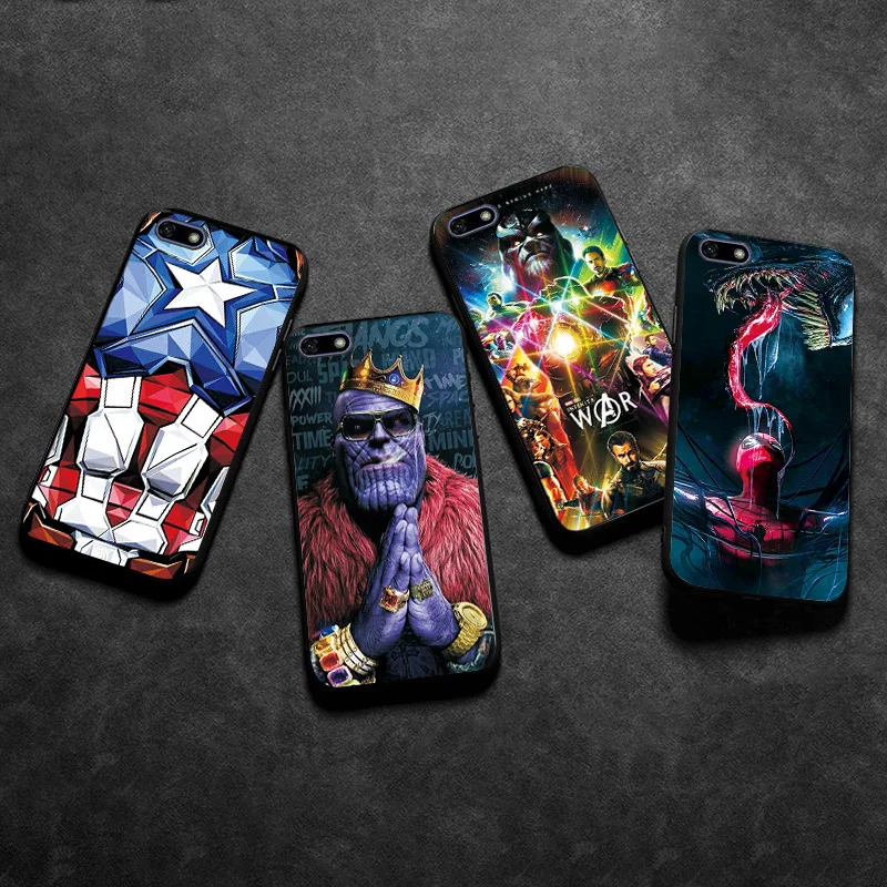 Для huawei Y5 Lite чехол-накладка на Y5 Prime Joker Venom черные чехлы для телефонов из ТПУ для huawei Honor 7A 7S чехол-бампер Y5