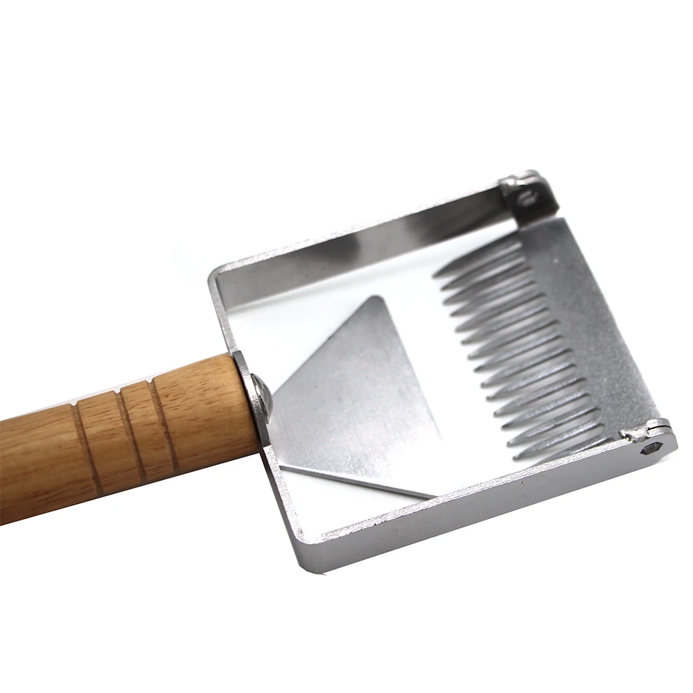 Одна штука для снятия меда пчелы скребок пчеловодства из нержавеющей стали с