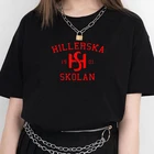 Женские футболки Hillerska Skolan, хлопковая Футболка для ТВ-шоу Young Royals, футболка в уличном стиле Вильгельма и Симона, летние топы