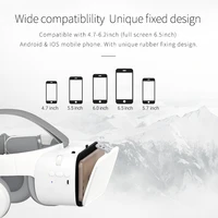 bobo vr z6 bluetooth 3d glasses virtual reality box google cardboard stereo mic headset helmet for 4 7 6 2 smartphonejoystick