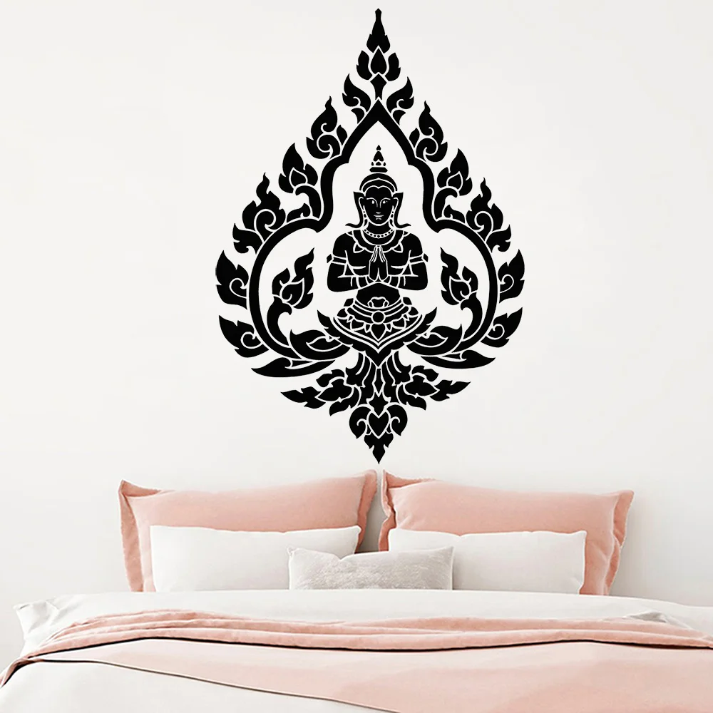 Будда Буддизм Наклейка на стену индийский дзен медитация буддизм семейное
