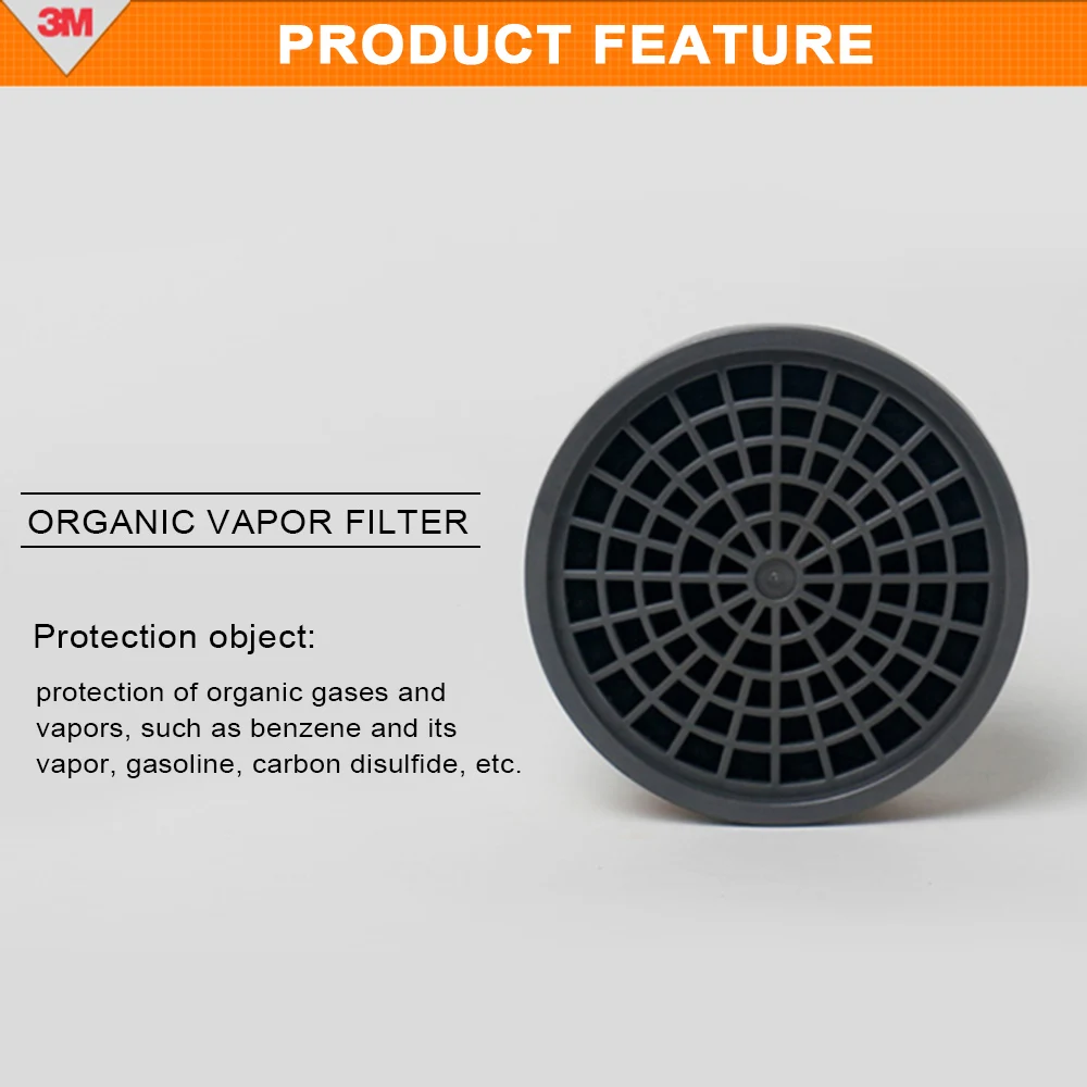 Фильтр 3M 3301 для защиты от формальдегида химической Пыли краски-спрей вредного