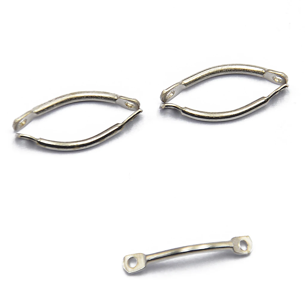 

100pcs Tibetan Silver Color Wave Bar Connectors 16mm For Charms Beads DIY Craft