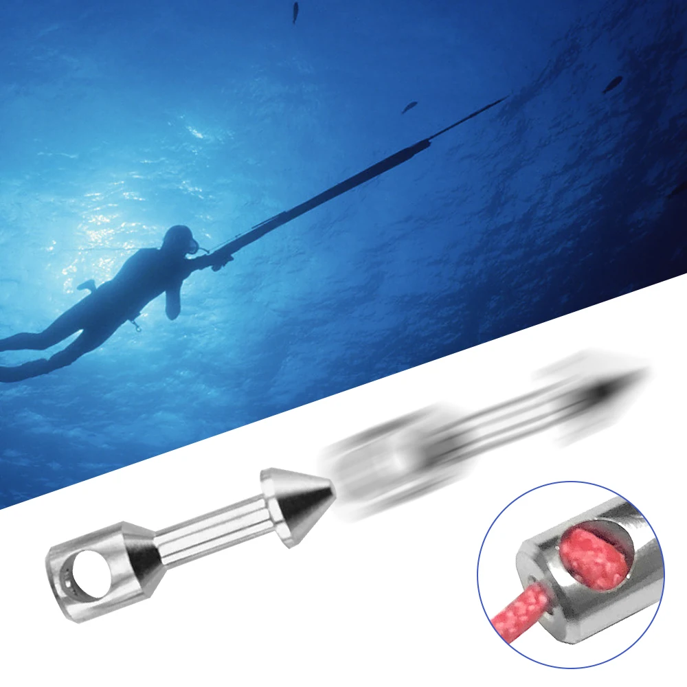 6 шт 316 Нержавеющая сталь с подвеской в форме &quotПодводная охота ружье соединяет