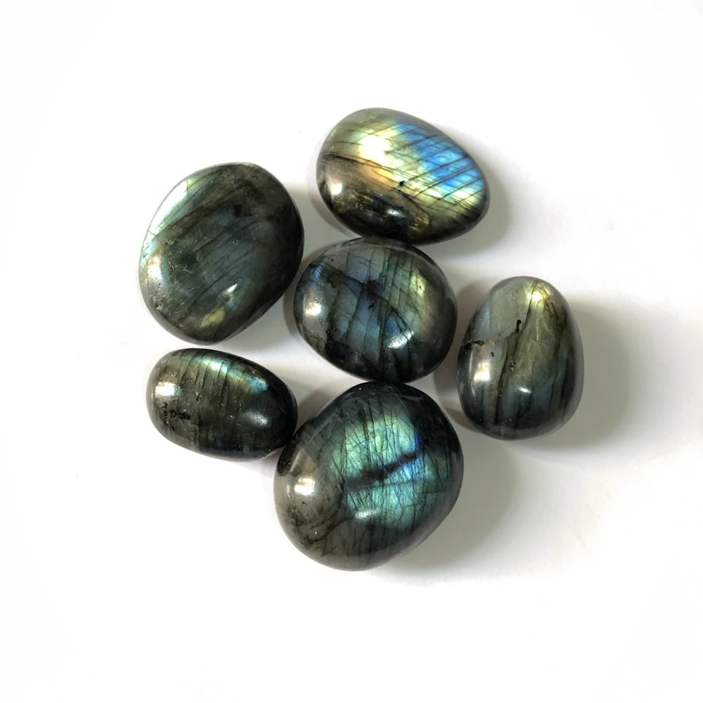 Оптовая продажа 1 шт. 100% натуральная вспышка лабрадорит камень пальма