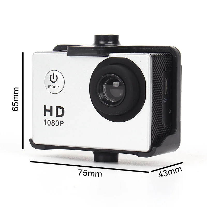 Hot 3C-480P Motorcycle Dash Sports Action Video Camera Dvr Full Hd 30M Waterproof Yellow | Электроника