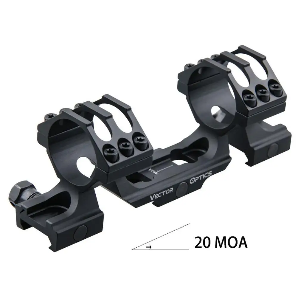 Векторная оптика 20 MOA расширенное цельное крепление для прицела MSR 30 мм 1,25 дюйма крепление для профиля Пикатинни на основе для съемки на дальнем расстоянии - изображение