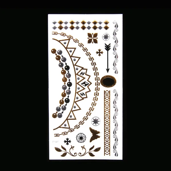 35 штук наклеек 2020 DYI вечерние украшения Временная татуировка для боди арта волос