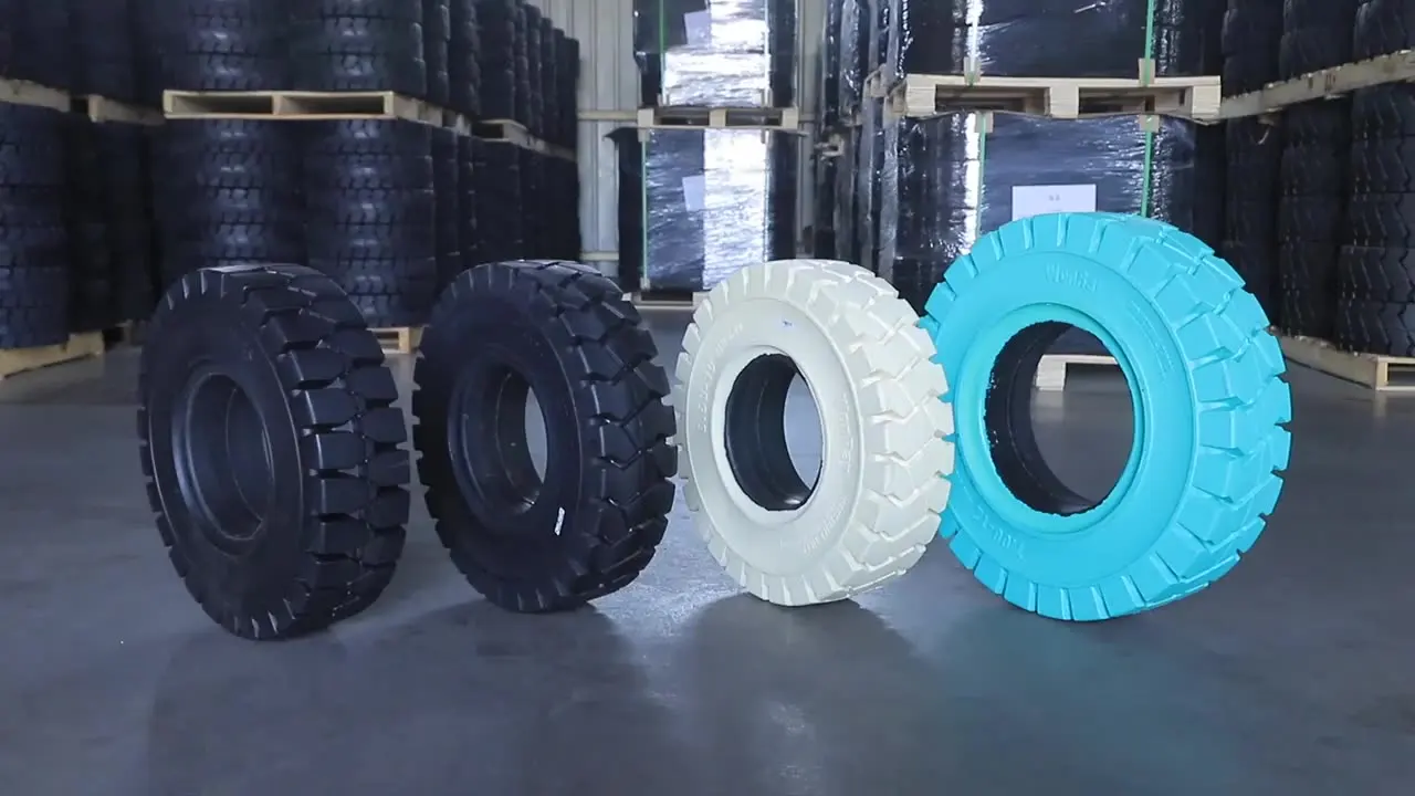 

Solid wheel 500-8,5.00-8/3.00 Forklift Solid Tire with Rim