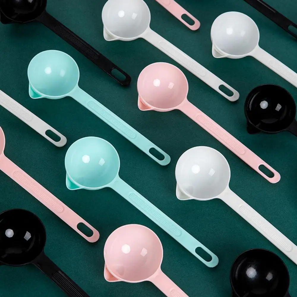 Пластик ложки с длинной ручкой суп масляного сепаратора дома Кухня фильтр