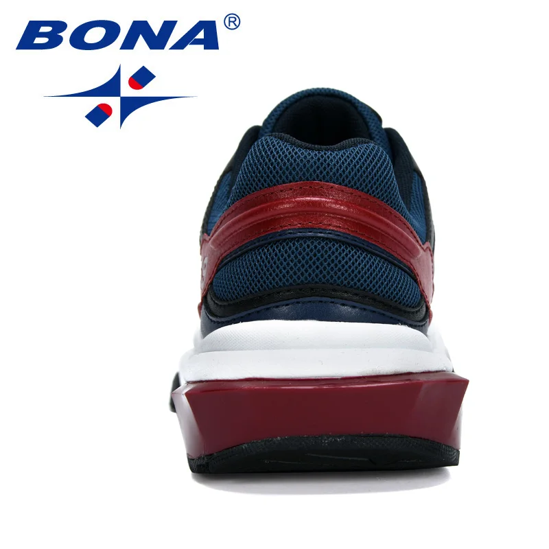 Кроссовки мужские BONA 2020 спортивная обувь для бега популярные дизайнерские |