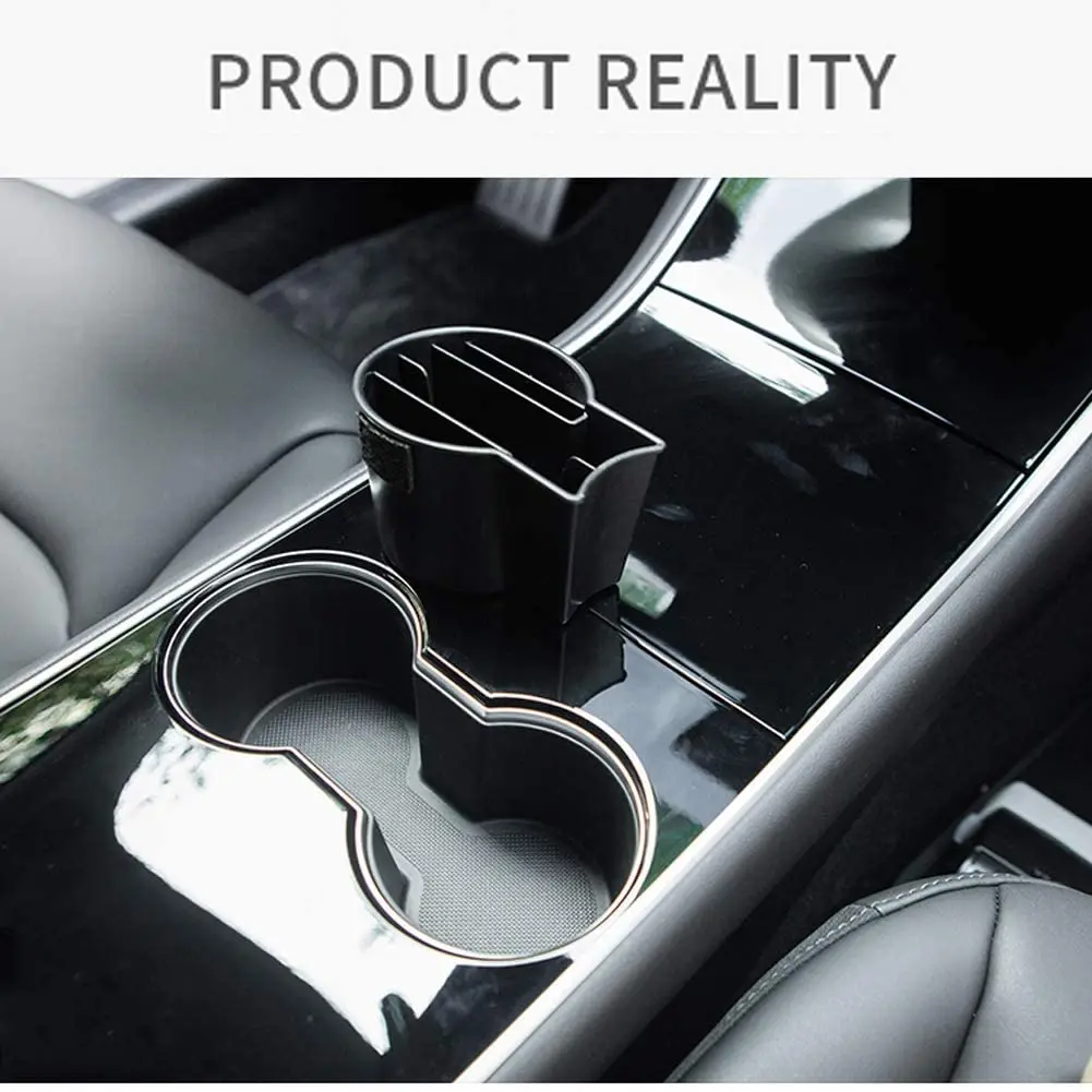 Центральный контейнер держатель чашки для Tesla модель 3 консоль центральный ящик