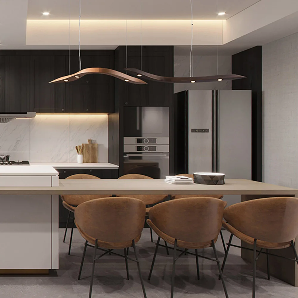 wood pendant lights Nordic hanging lamp led modern for Living meeting Room study Retro decoracion lighting minimalism fixtures | Освещение