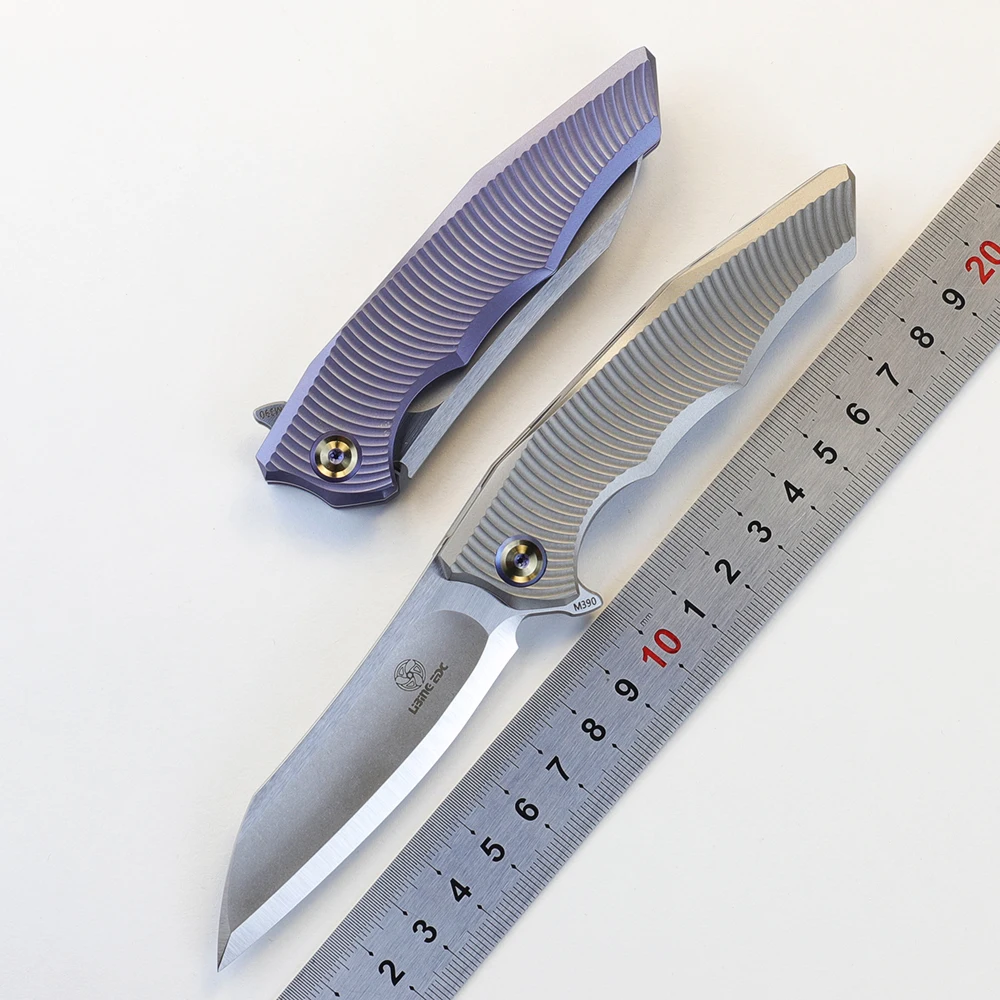 

WUBU M390 Powder Steel Folding Knife Pocket Knife Tactical Self Defense Weapons Survival Hunting Knife Multi EDC Tool