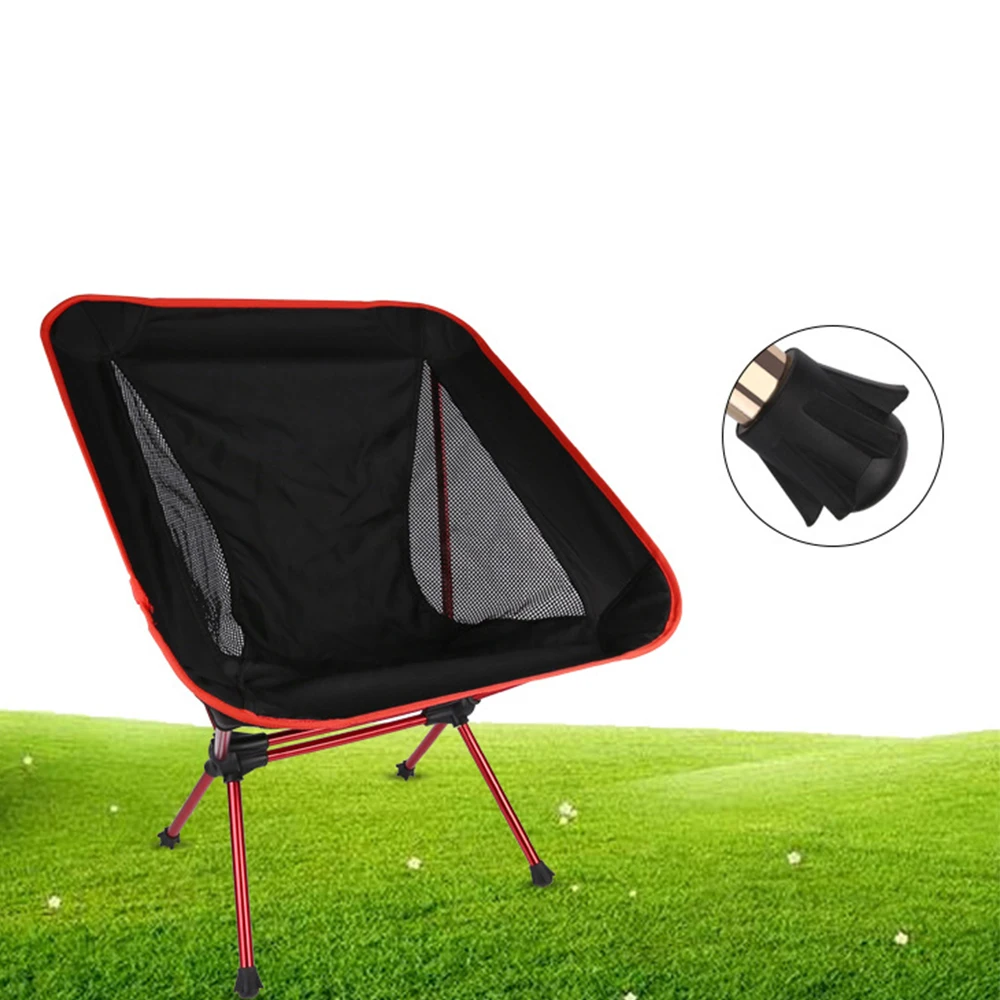 구매 알루미늄 초경량 접이식 낚시 의자, 야외 휴대용 해변 캠핑 하이킹 피크닉 캐주얼 정원 좌석 물고기 도구 의자 X40A