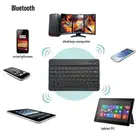 Беспроводная клавиатура Bluetooth 710 дюйма, для планшета, ноутбука, смартфона, для iPad, IOS, телефона Android